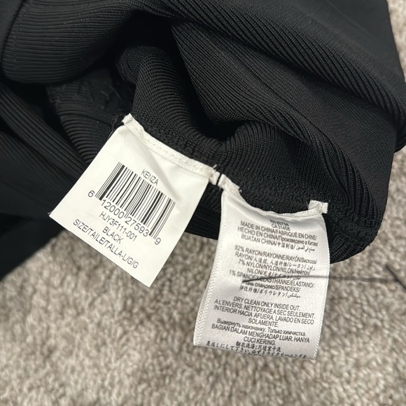 NWOT Herve Leger black beaded skirt - Picture 7 of 7